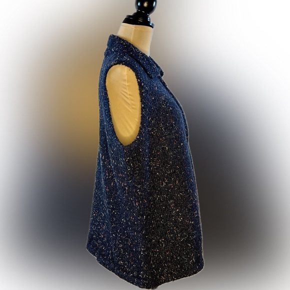 Vintage women’s CJ Banks Confetti sweater vest,  1X - Picture 3 of 15